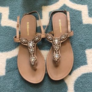 BCBG crystal Sandals